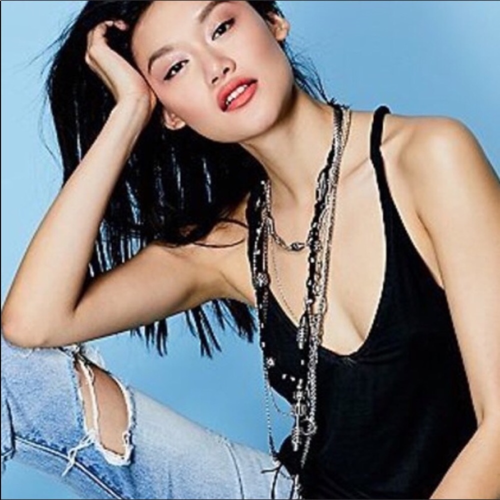 Free People Stormy Skies Tribal Necklace - Picture 6 of 6
